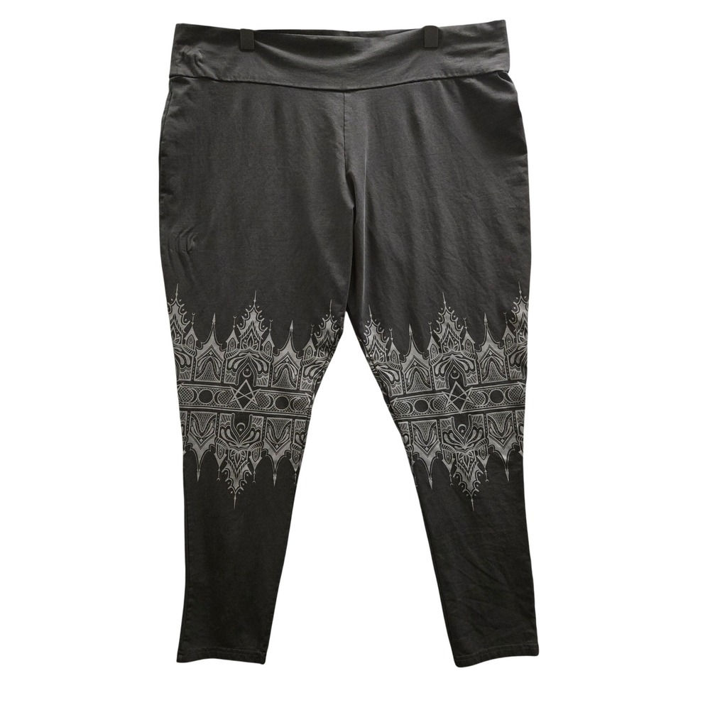 Killstar Leggings Women 4XL Black Gothic Graphic Print‎ Witchcore Occult Stretch